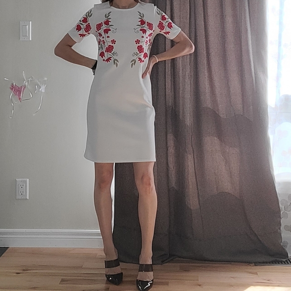 Boohoo white mini shirt dress - Picture 3 of 12